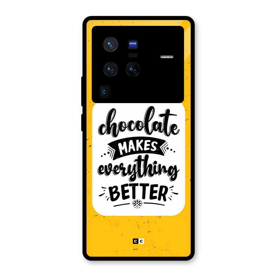 Makes Everything Better Glass Back Case for Vivo X80 Pro
