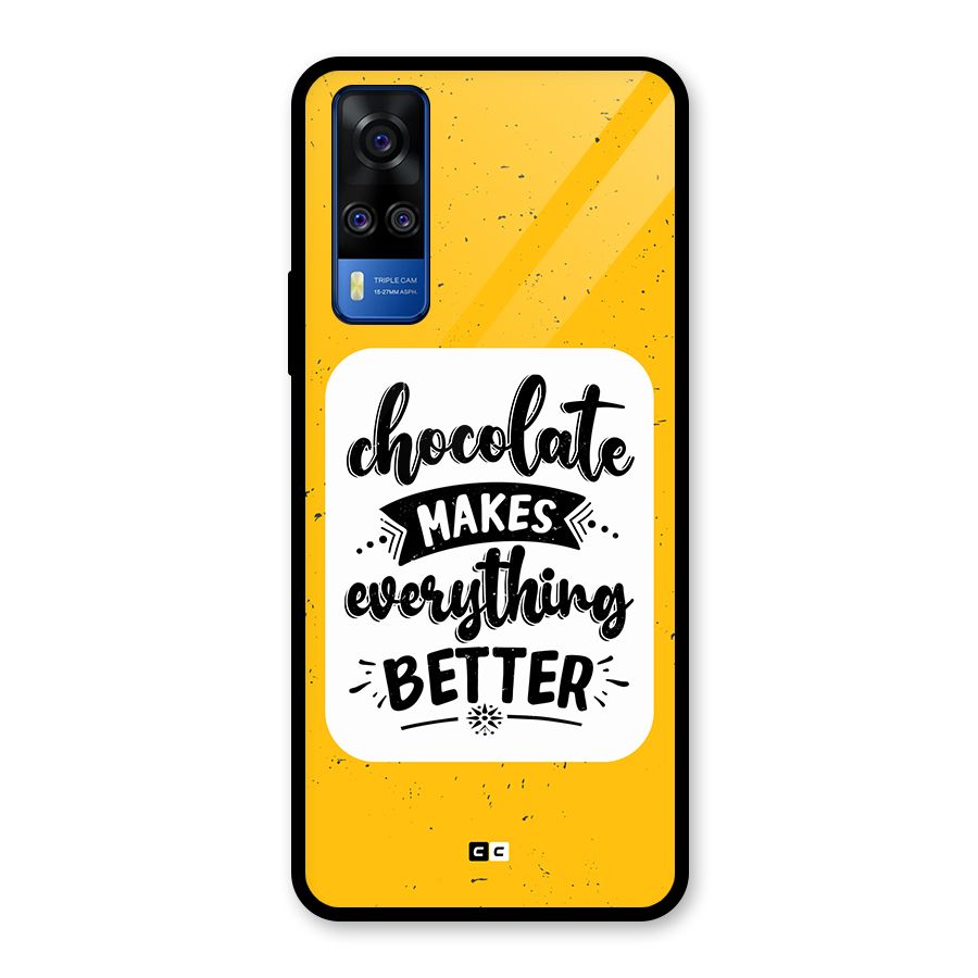 Makes Everything Better Glass Back Case for Vivo Y31