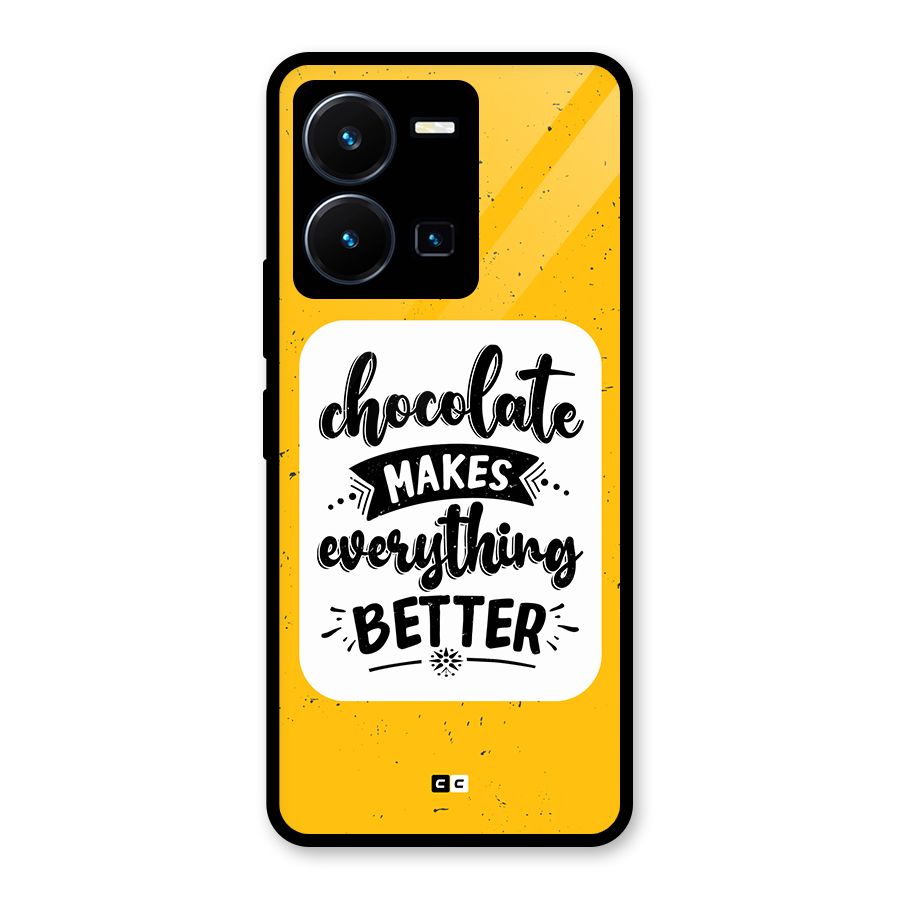 Makes Everything Better Glass Back Case for Vivo Y35