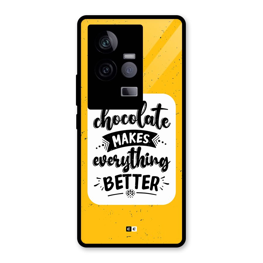 Makes Everything Better Glass Back Case for Vivo iQOO 11 5G