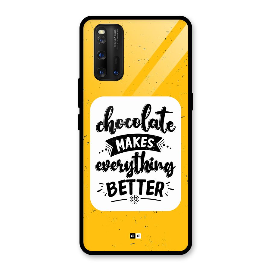 Makes Everything Better Glass Back Case for Vivo iQOO 3