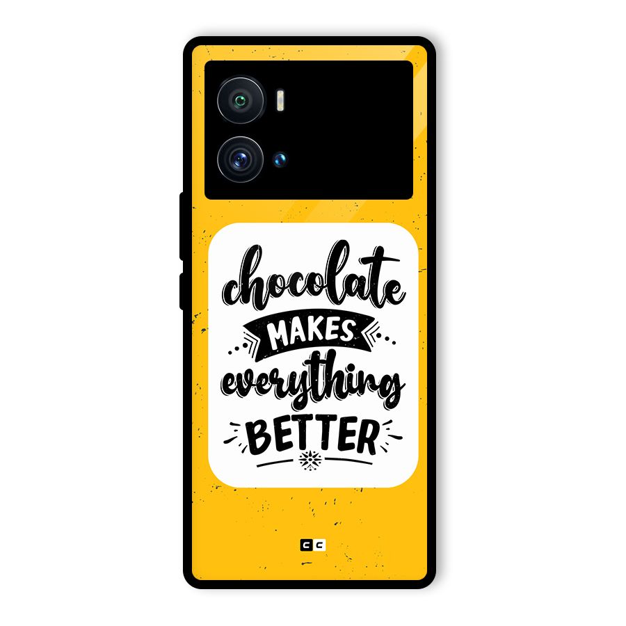 Makes Everything Better Glass Back Case for Vivo iQOO 9 Pro