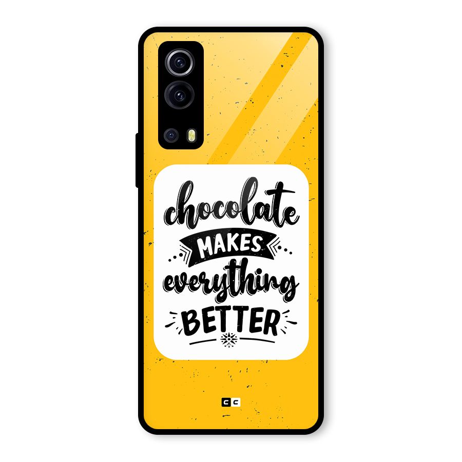 Makes Everything Better Glass Back Case for Vivo iQOO Z3