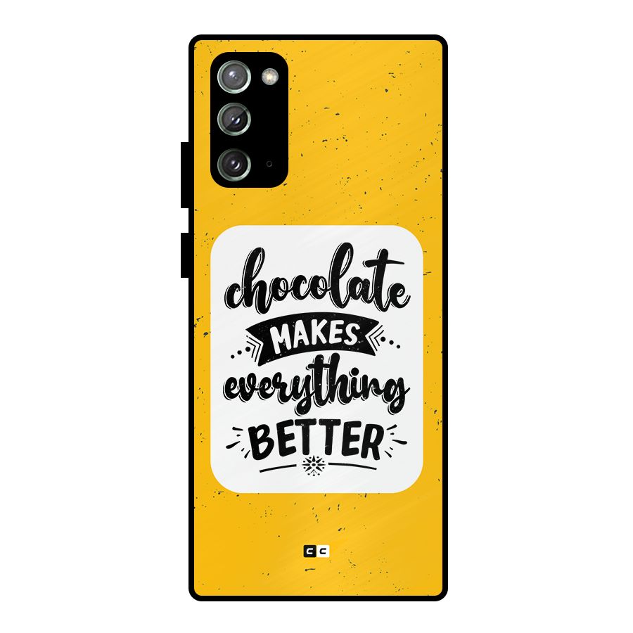 Makes Everything Better Metal Back Case for Galaxy Note 20
