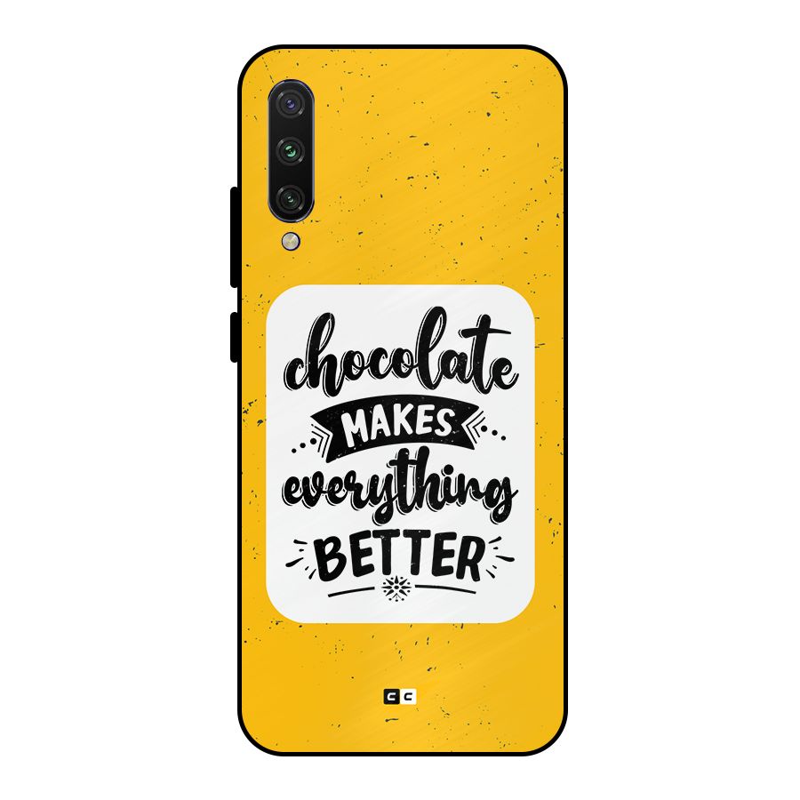Makes Everything Better Metal Back Case for Mi A3