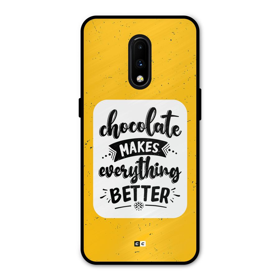 Makes Everything Better Metal Back Case for OnePlus 7