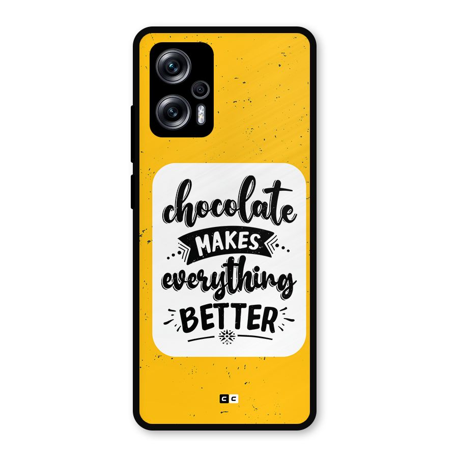 Makes Everything Better Metal Back Case for Redmi K50i