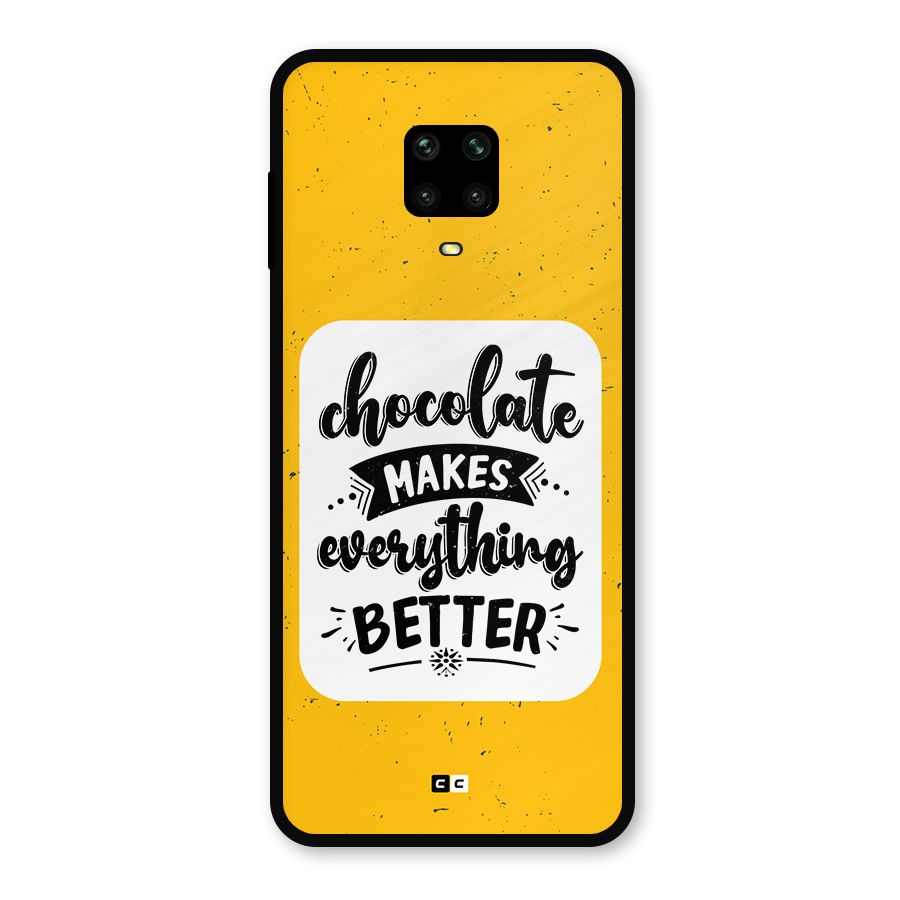Makes Everything Better Metal Back Case for Redmi Note 10 Lite