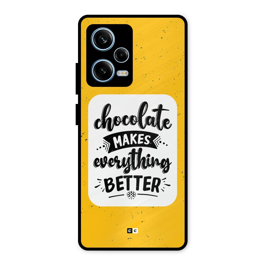 Makes Everything Better Metal Back Case for Redmi Note 12 Pro