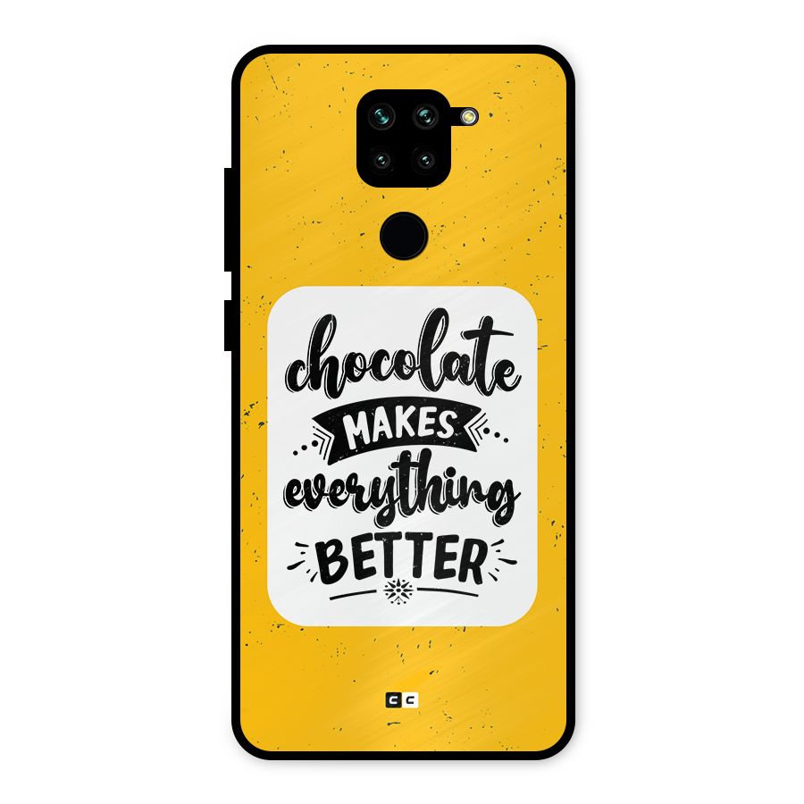 Makes Everything Better Metal Back Case for Redmi Note 9