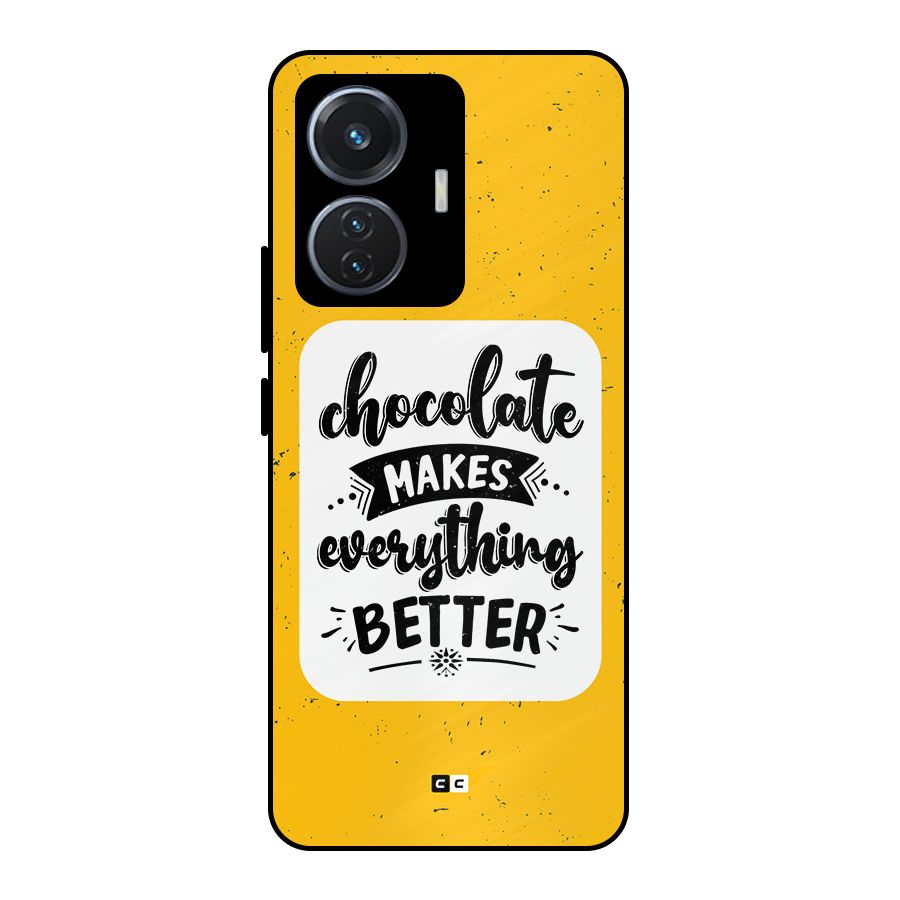 Makes Everything Better Metal Back Case for iQOO Z6 44W