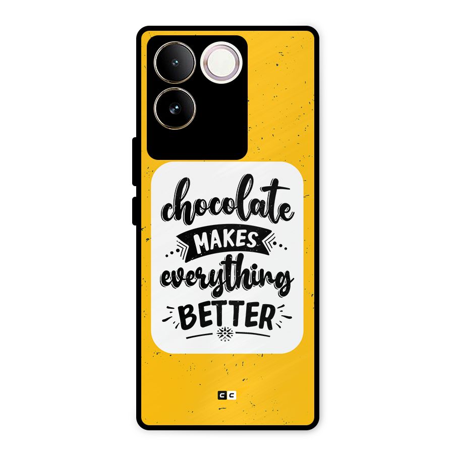 Makes Everything Better Metal Back Case for iQOO Z7 Pro
