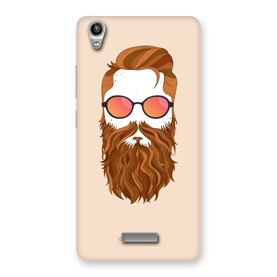 Man in Beard Back Case for Lava-Pixel-V1