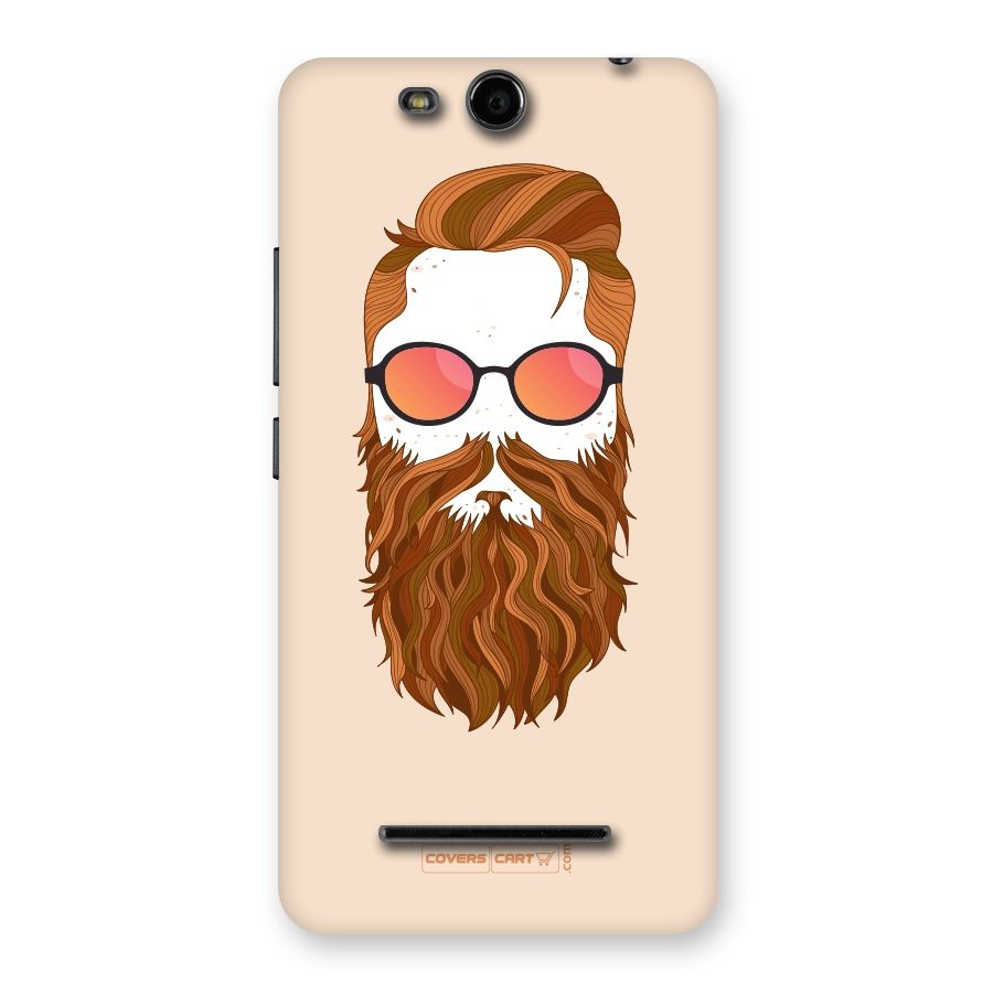 Man in Beard Back Case for Micromax Canvas Juice 3 Q392