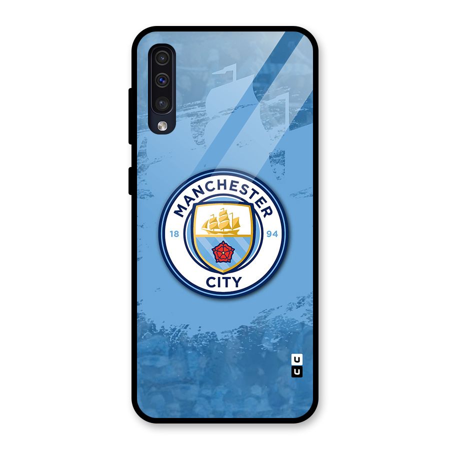 Manchester City Club Glass Back Case for Galaxy A30s