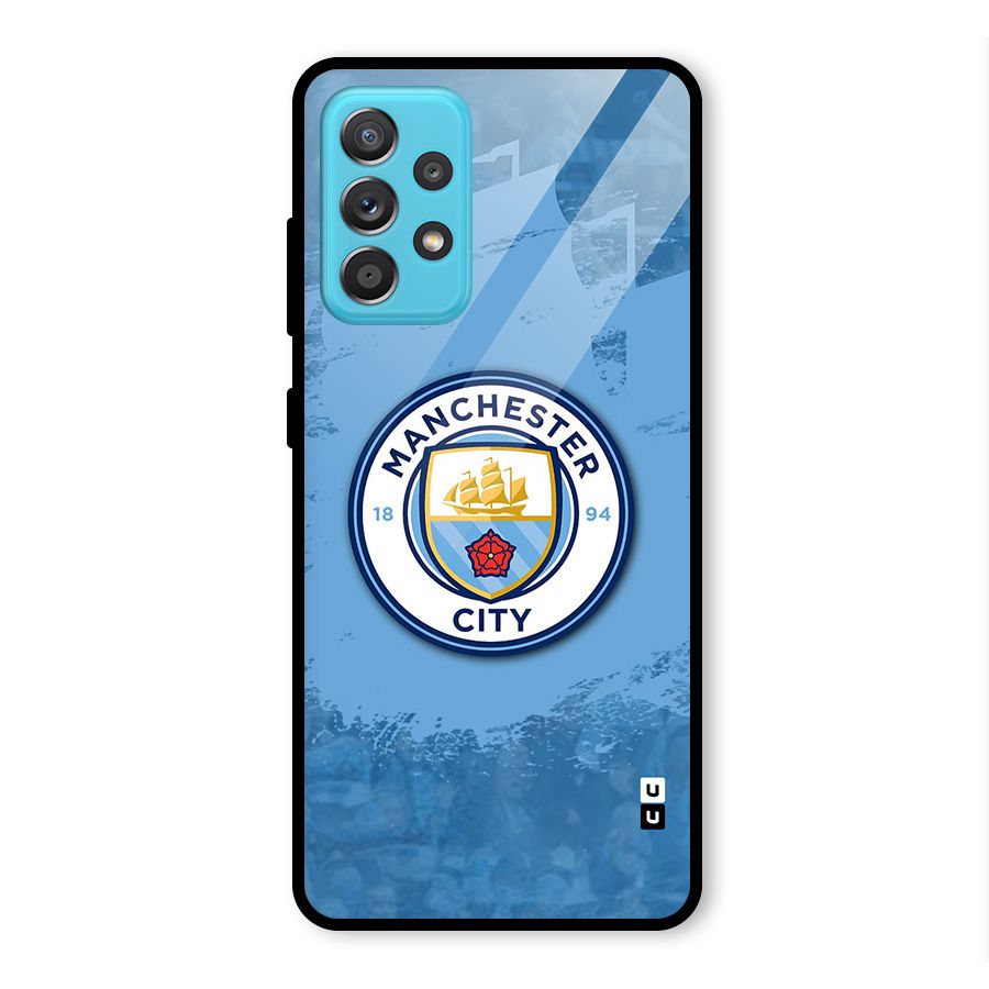 Manchester City Club Glass Back Case for Galaxy A52