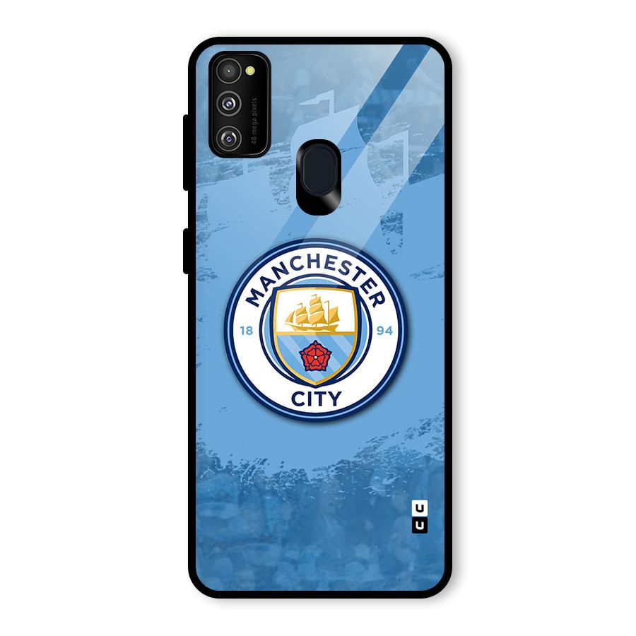 Manchester City Club Glass Back Case for Galaxy M30s