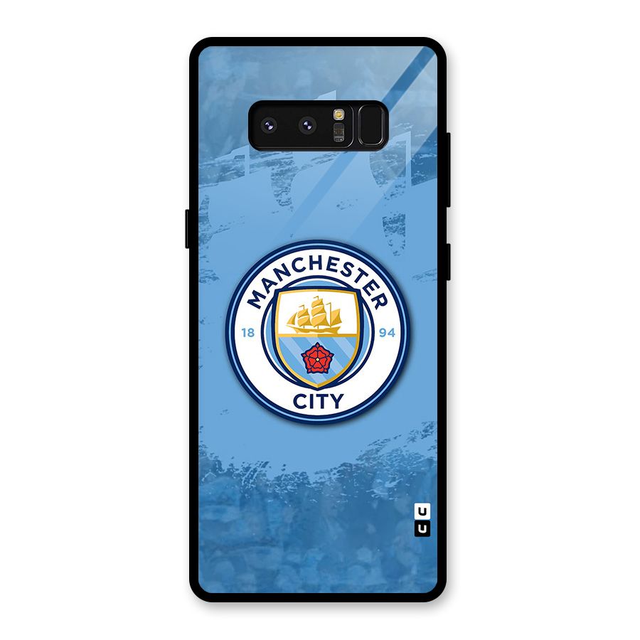 Manchester City Club Glass Back Case for Galaxy Note 8