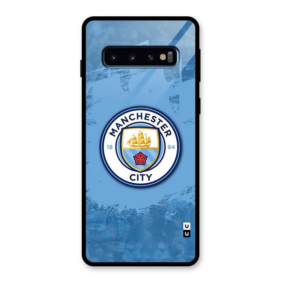 Manchester City Club Glass Back Case for Galaxy S10