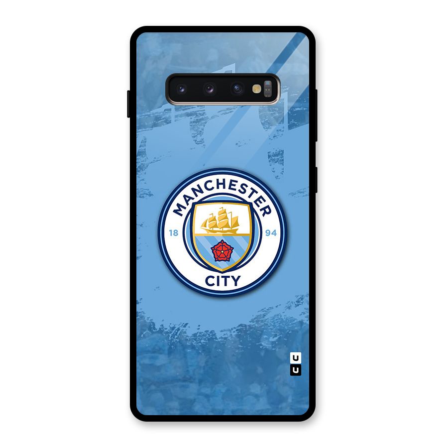 Manchester City Club Glass Back Case for Galaxy S10 Plus
