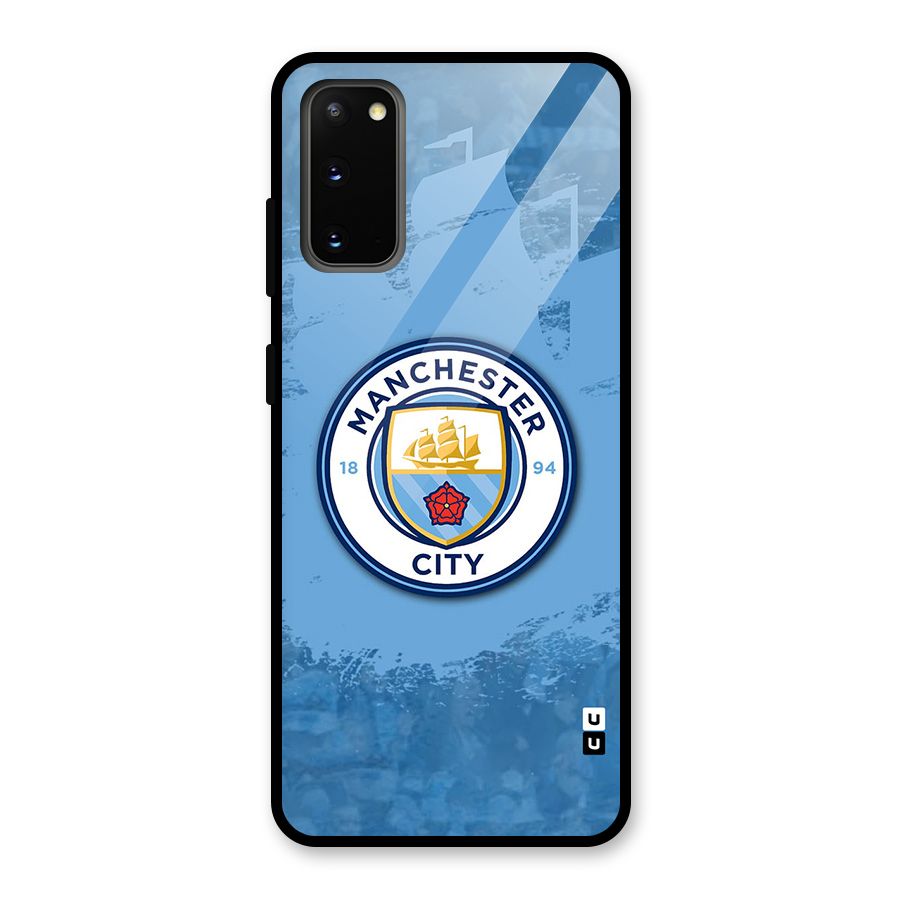 Manchester City Club Glass Back Case for Galaxy S20