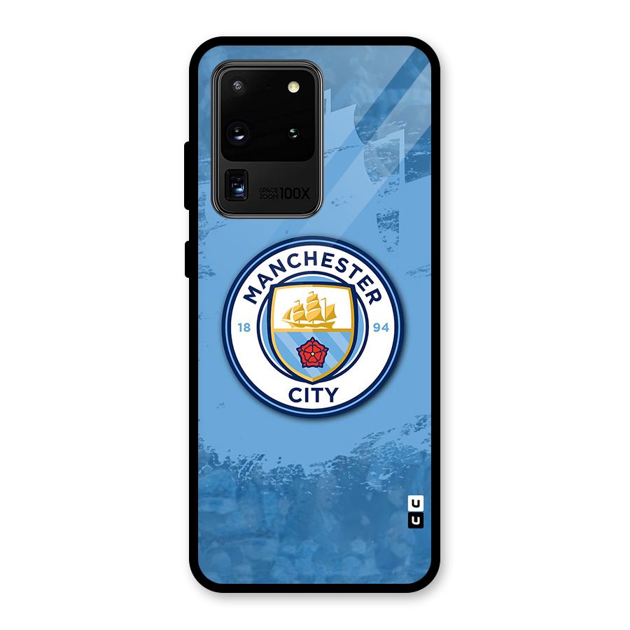 Manchester City Club Glass Back Case for Galaxy S20 Ultra