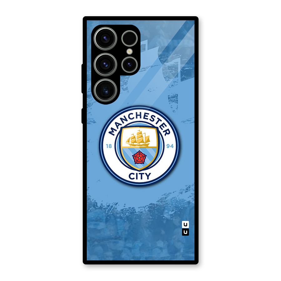 Manchester City Club Glass Back Case for Galaxy S23 Ultra