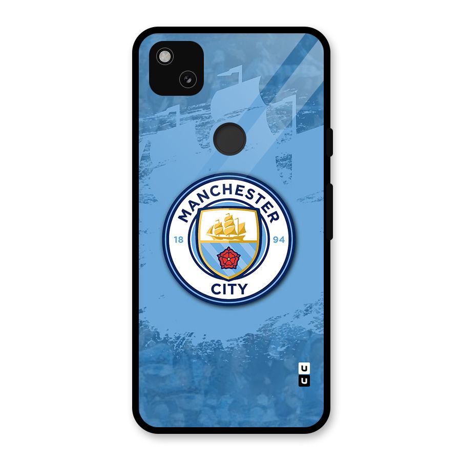 Manchester City Club Glass Back Case for Google Pixel 4a