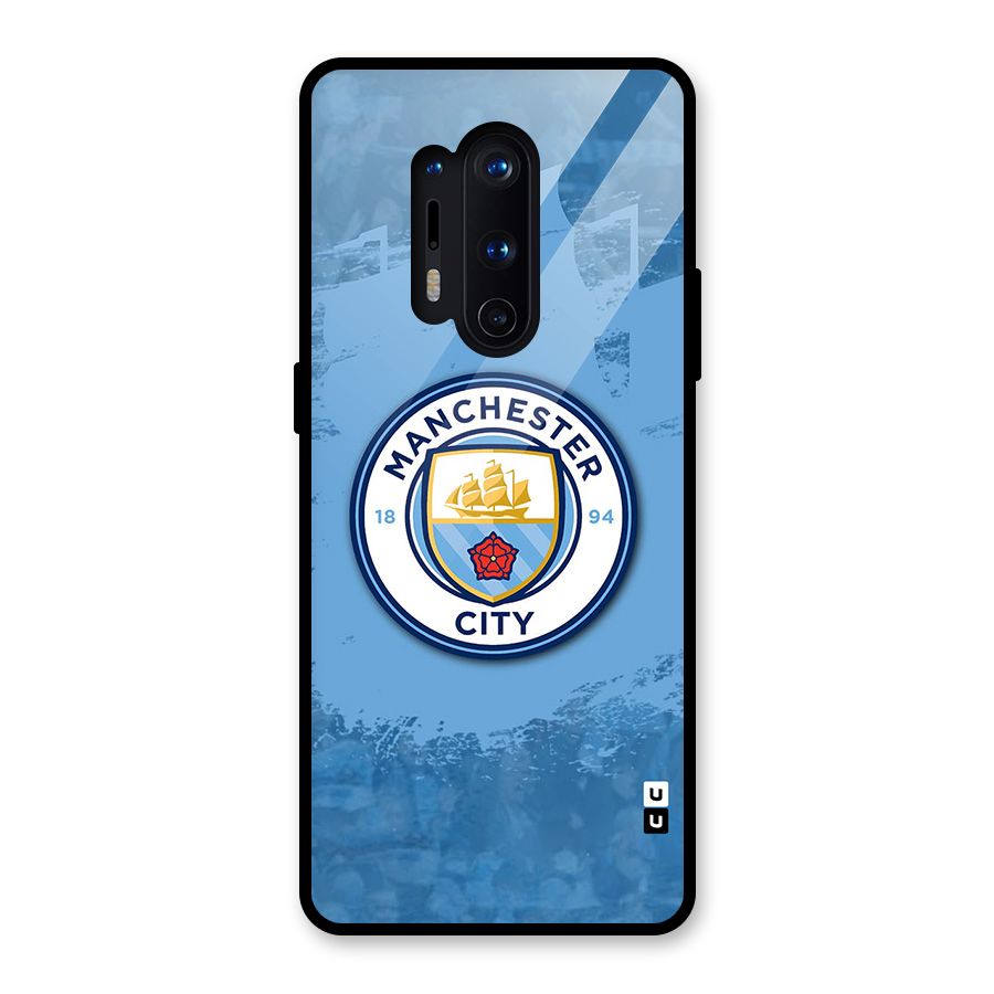 Manchester City Club Glass Back Case for OnePlus 8 Pro