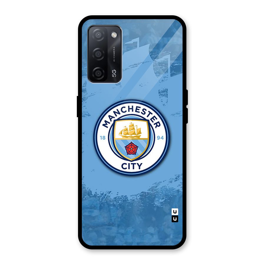 Manchester City Club Glass Back Case for Oppo A53s 5G