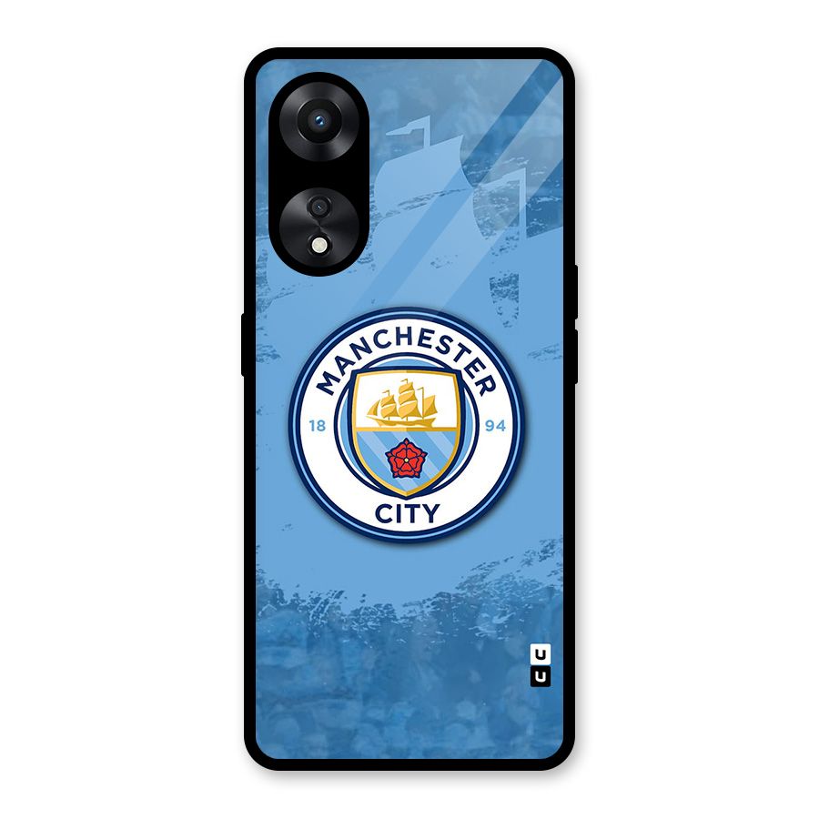 Manchester City Club Glass Back Case for Oppo A78