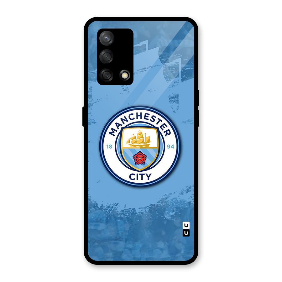 Manchester City Club Glass Back Case for Oppo F19