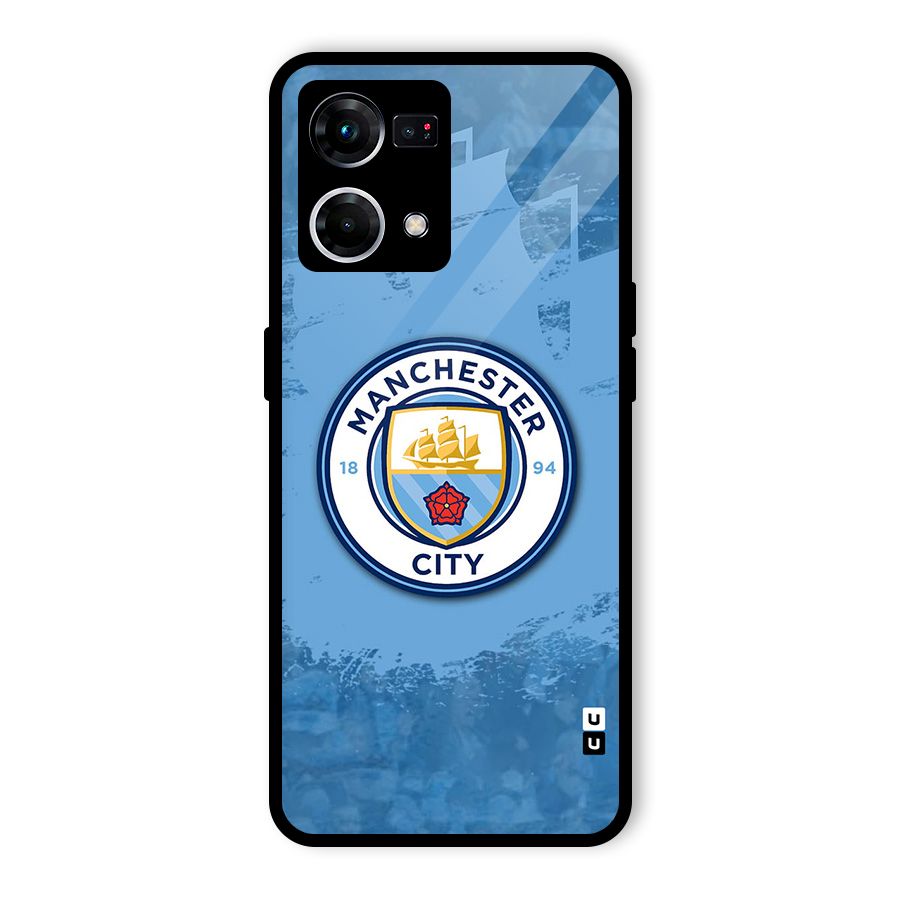 Manchester City Club Glass Back Case for Oppo F21s Pro 4G