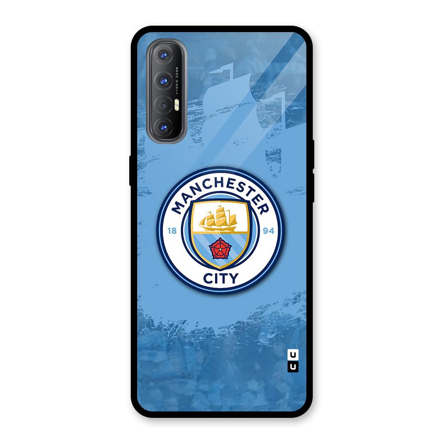 Manchester City Club Glass Back Case for Oppo Reno3 Pro