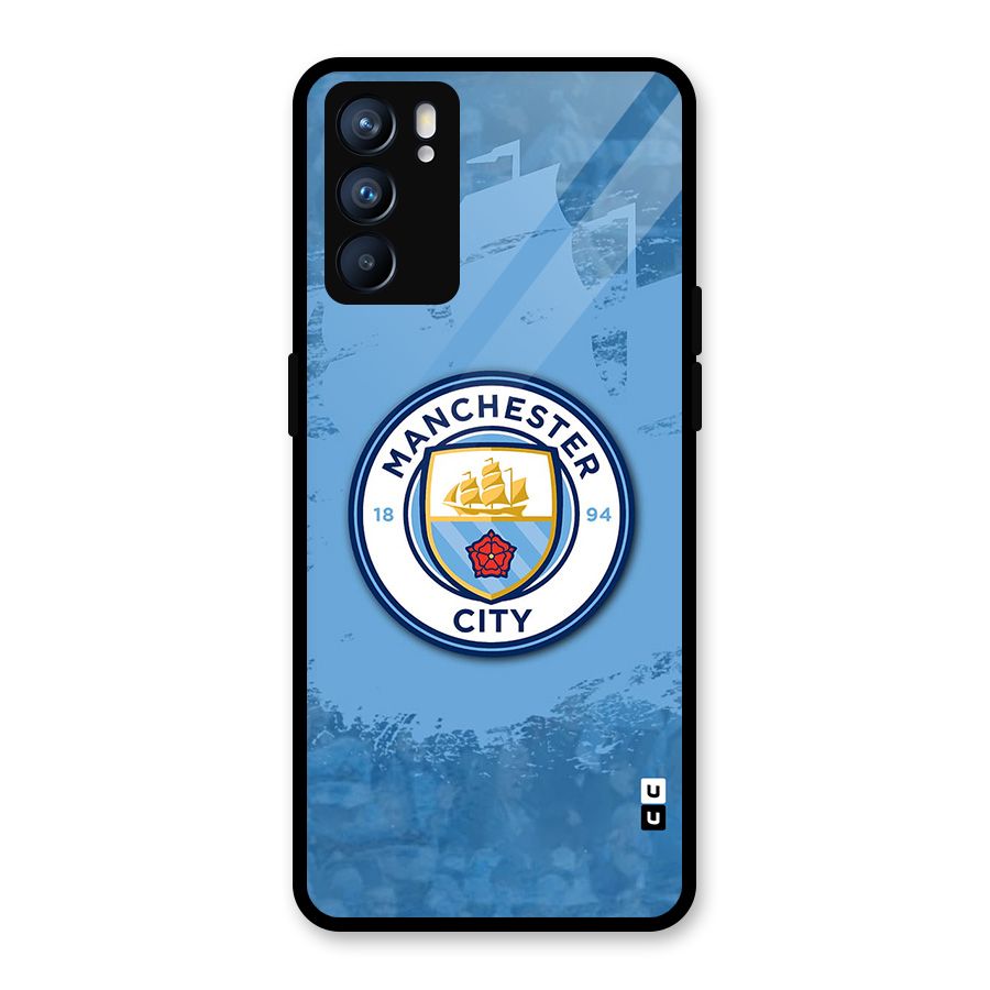Manchester City Club Glass Back Case for Oppo Reno6 5G