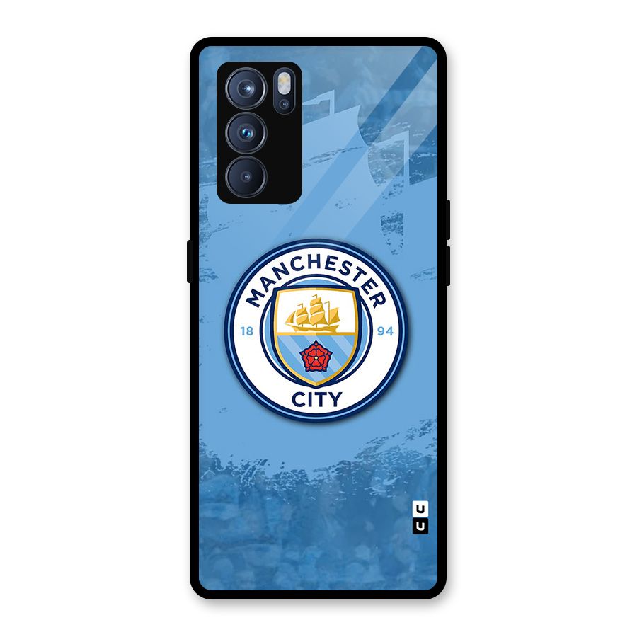 Manchester City Club Glass Back Case for Oppo Reno6 Pro 5G