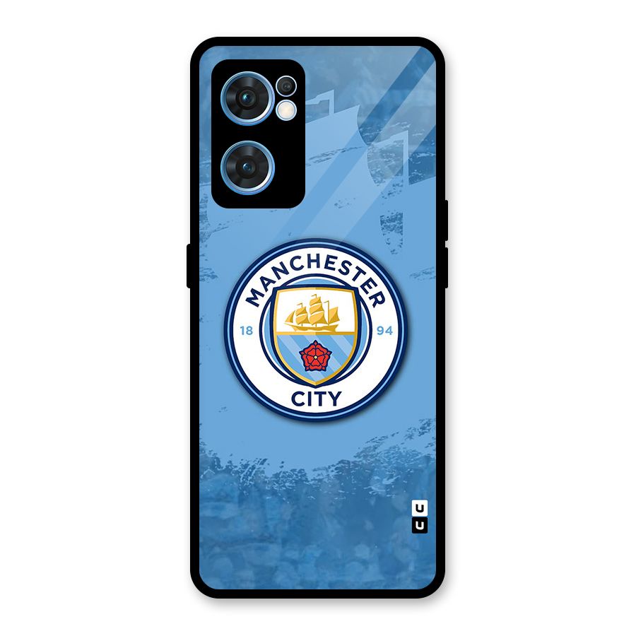 Manchester City Club Glass Back Case for Oppo Reno7 5G