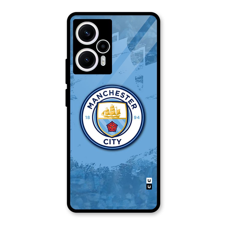 Manchester City Club Glass Back Case for Poco F5