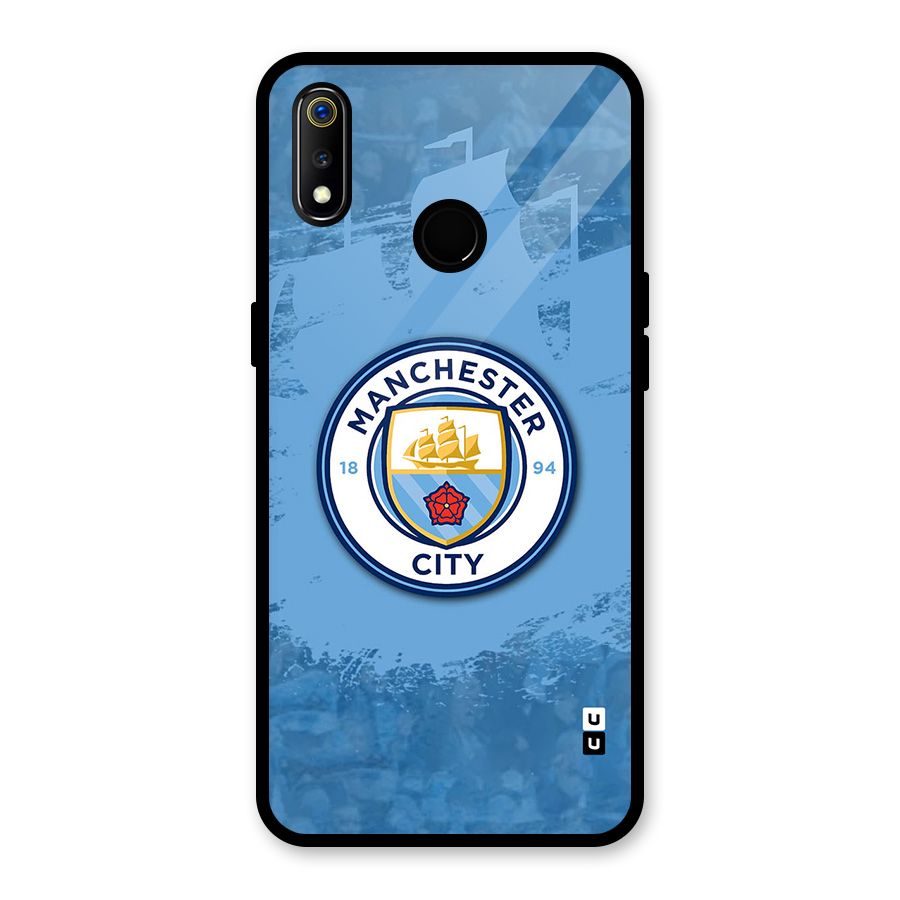 Manchester City Club Glass Back Case for Realme 3i