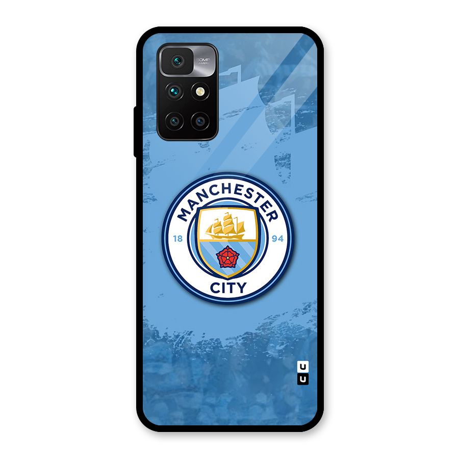Manchester City Club Glass Back Case for Redmi 10 Prime