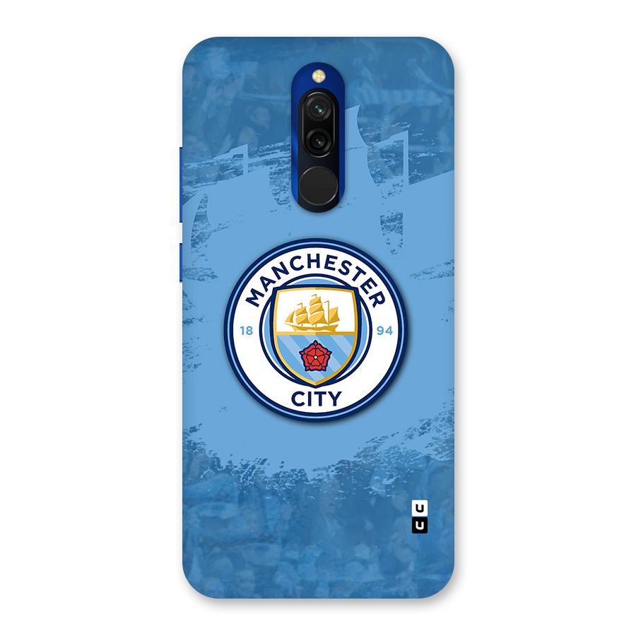 Manchester City Club Glass Back Case for Redmi 8