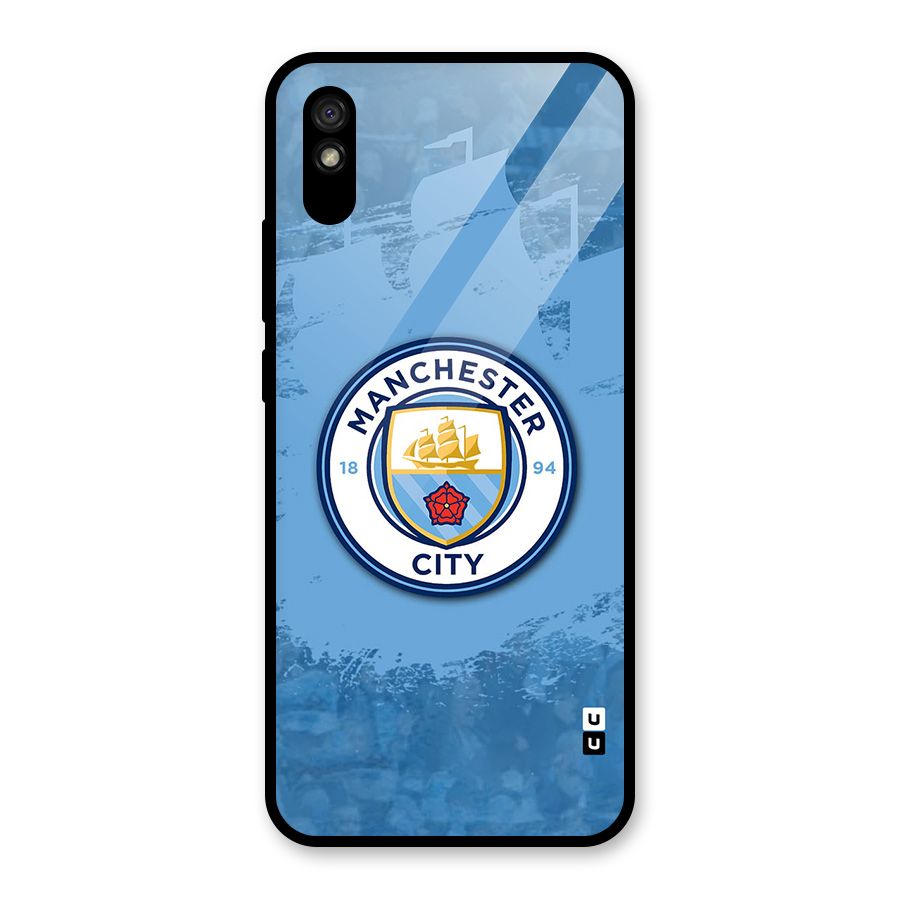 Manchester City Club Glass Back Case for Redmi 9i