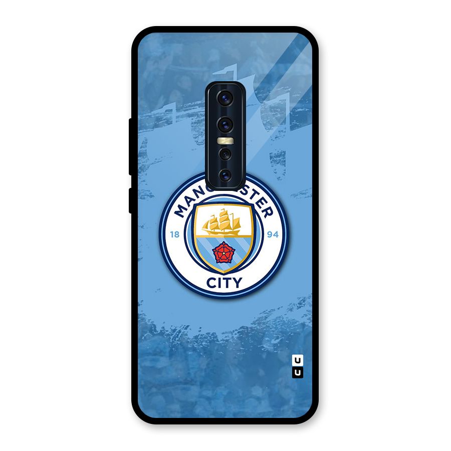 Manchester City Club Glass Back Case for Vivo V17 Pro