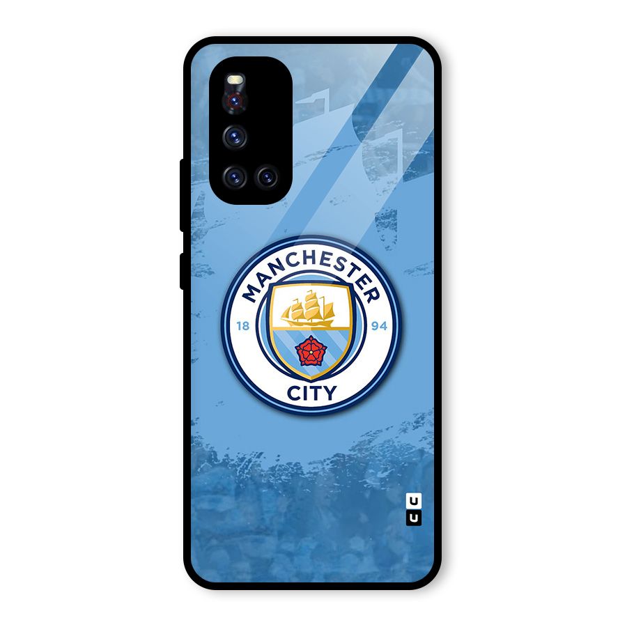 Manchester City Club Glass Back Case for Vivo V19