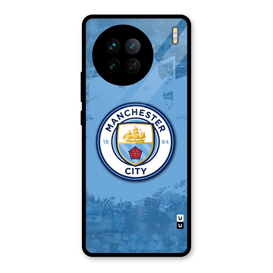 Manchester City Club Glass Back Case for Vivo X90