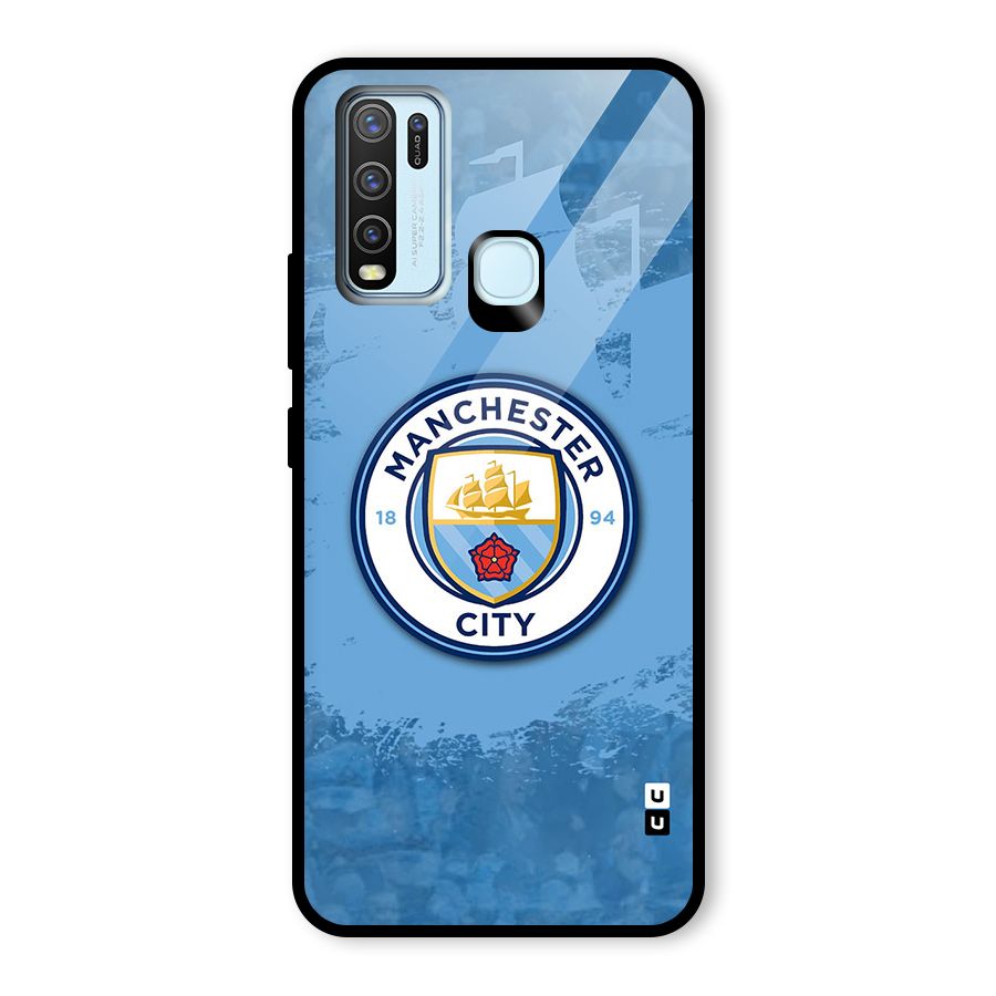 Manchester City Club Glass Back Case for Vivo Y30