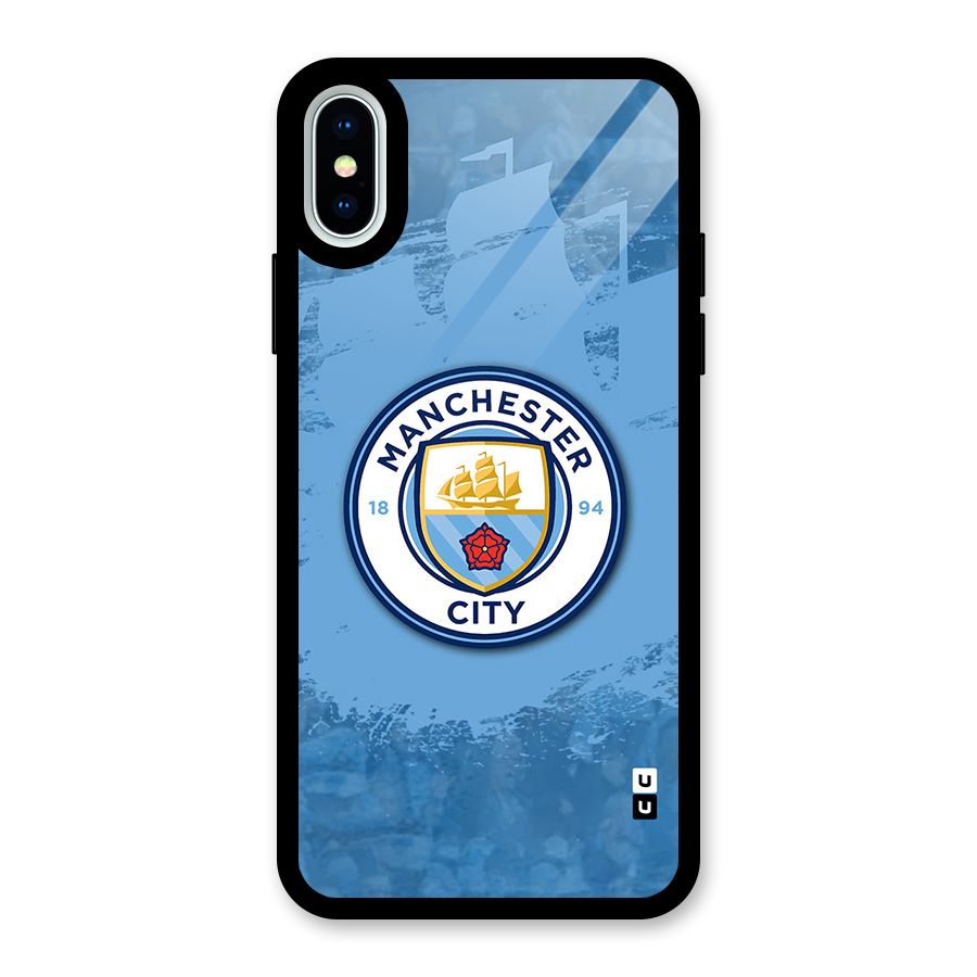 Manchester City Club Glass Back Case for iPhone X