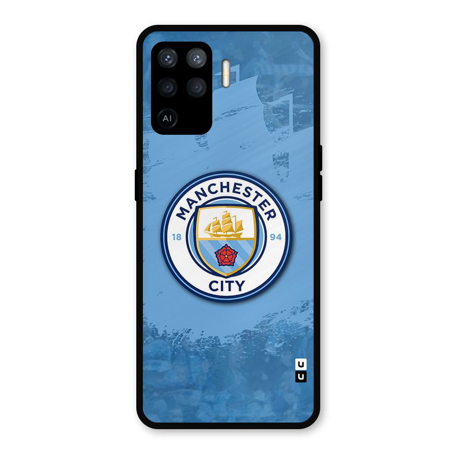 Manchester City Club Metal Back Case for Oppo F19 Pro