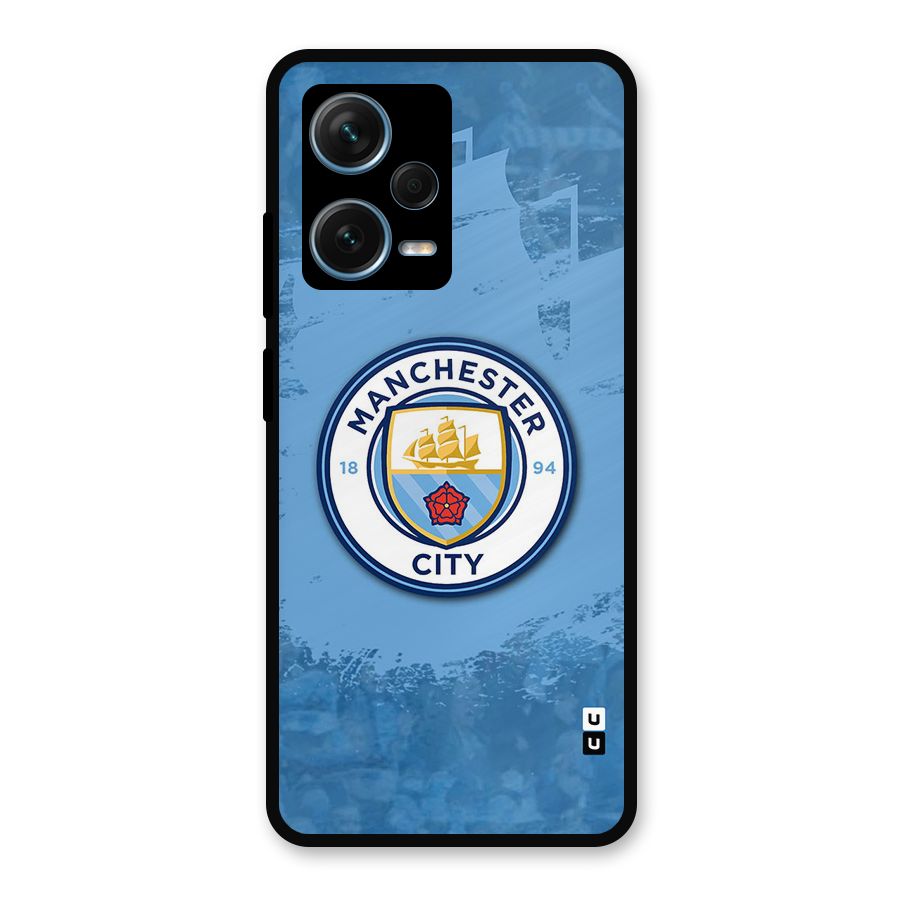 Manchester City Club Metal Back Case for Redmi Note 12 Pro Plus 5G
