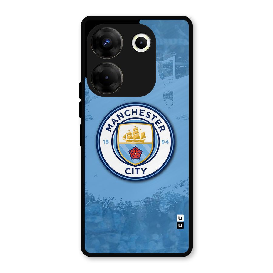 Manchester City Club Metal Back Case for Tecno Camon 20 Pro